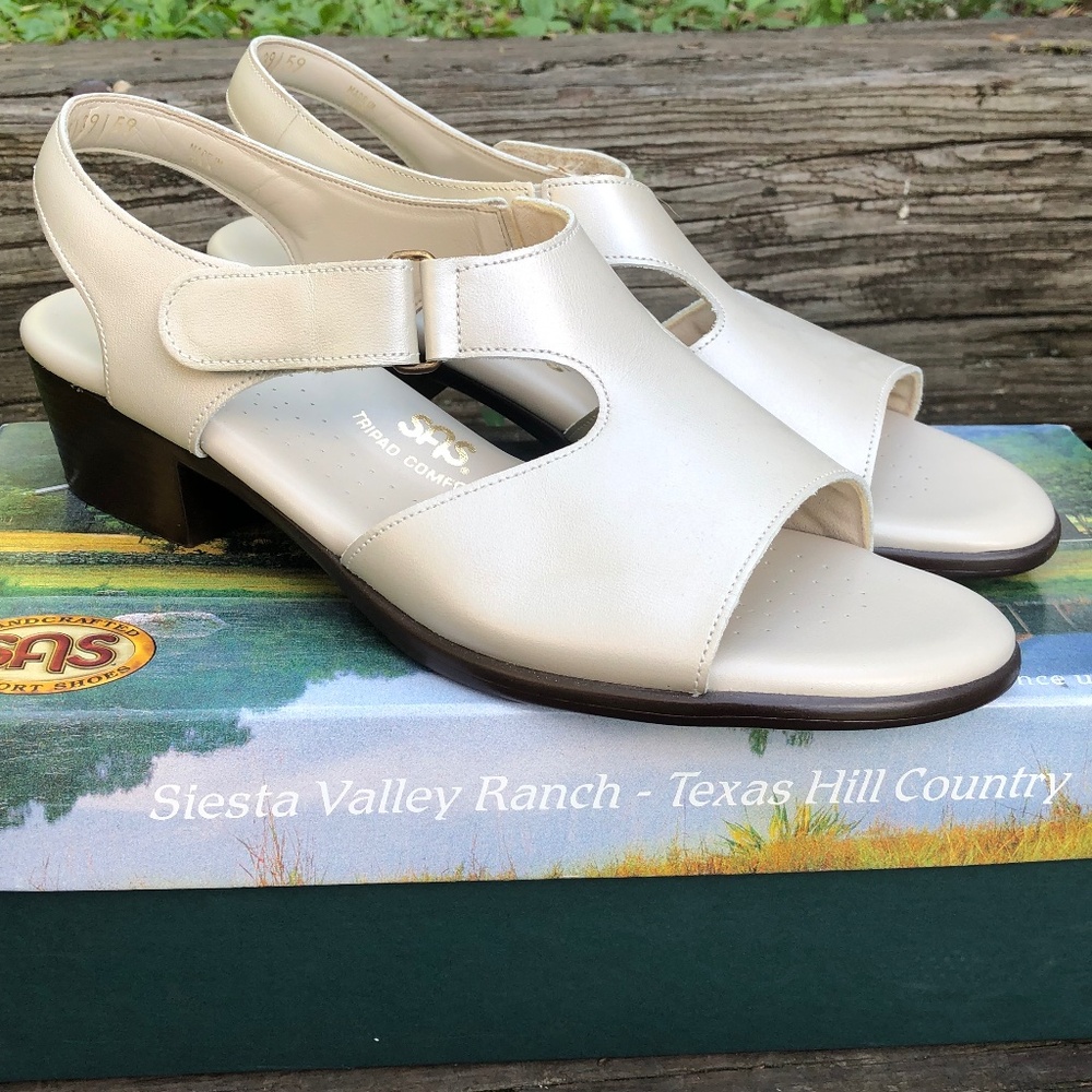SAS Women's Suntimer Pearl Sandals Size 9 N